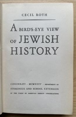 1 P 44 : A bird's-eye view of Jewish history (1935)