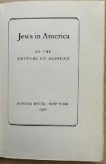 1 P 39 : Jews in America (1936)