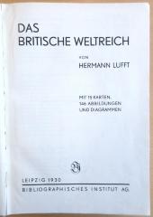 SH 2156 : Das britische Weltreich (1930)