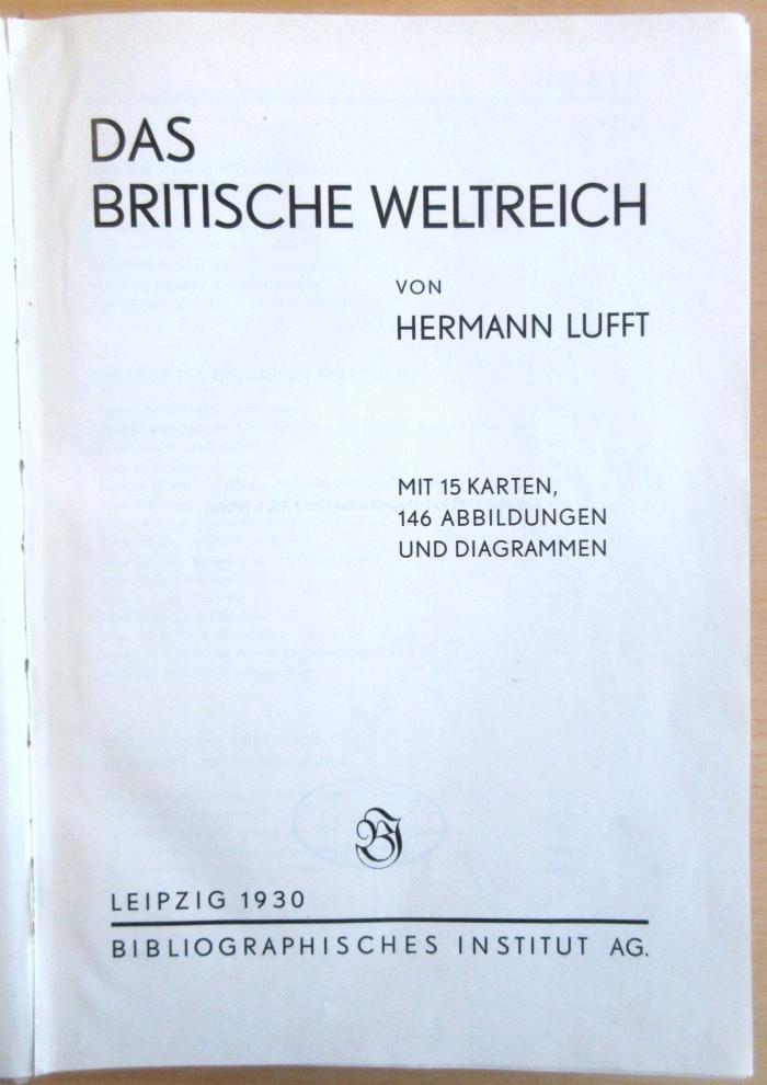 SH 2156 : Das britische Weltreich (1930)
