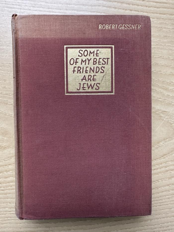 1 P 86 : Some of My Best Friends Are Jews (1936)