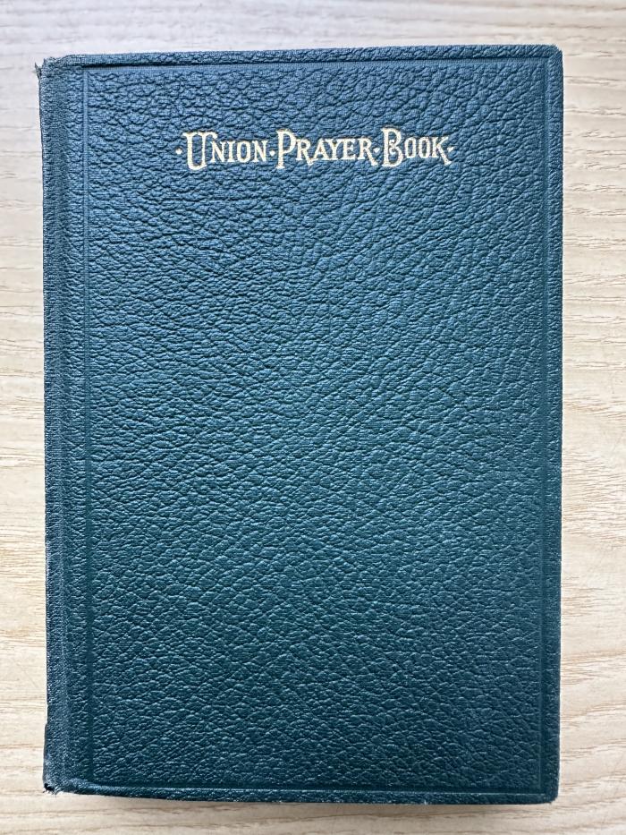 1 P 95-1 : The Union prayer-book for jewish worship. 1 (1940)