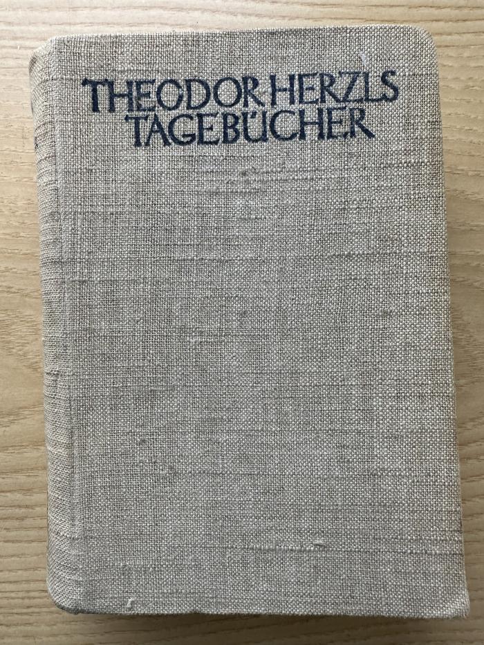 1 P 131-1 : Tagebücher. 1 (1922)