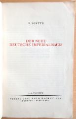 SH 1406 : Der neue deutsche Imperialismus (1928)