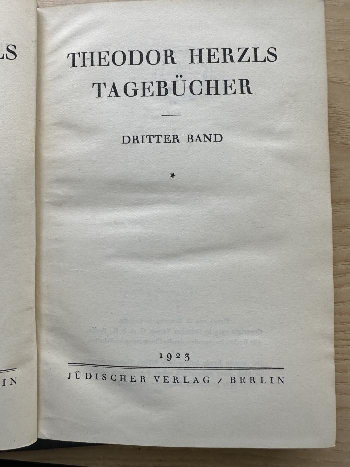 1 P 131-3 : Tagebücher. 3 (1923)