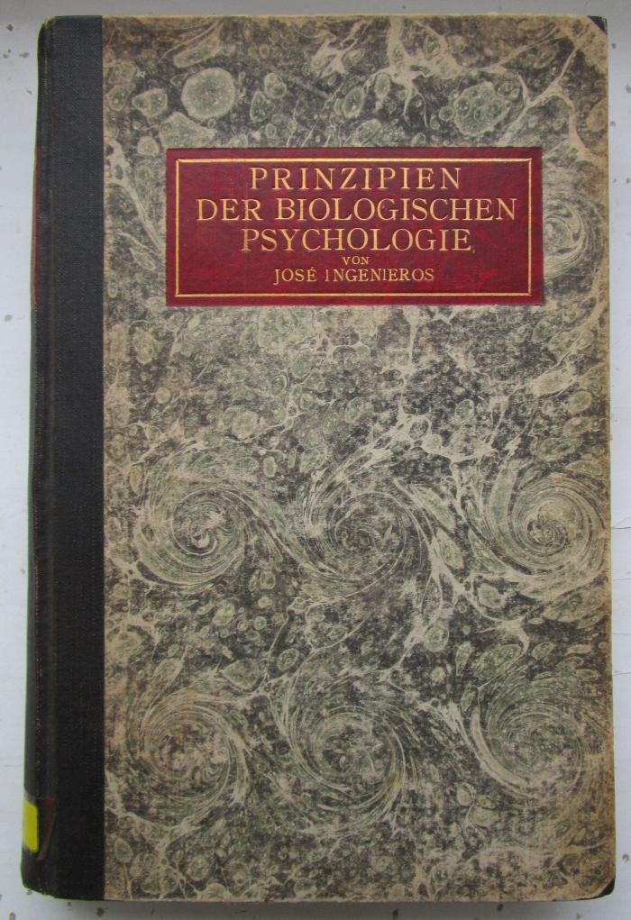 Hp 48: Prinzipien der biologischen Psychologie (1922)