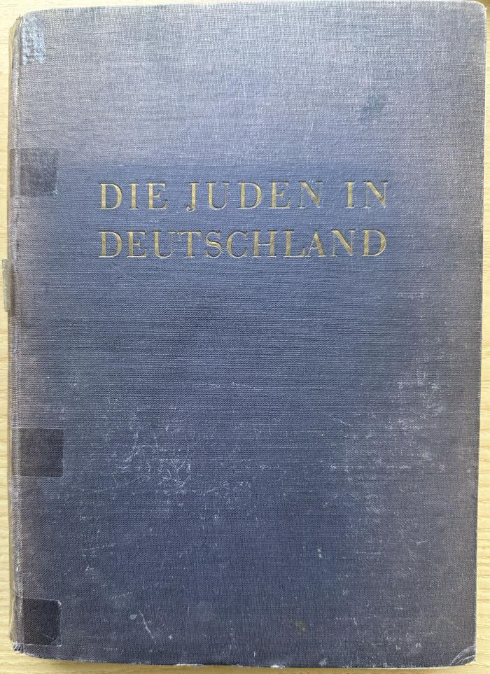 1 P 117&lt;3&gt; : Die Juden in Deutschland (1936)