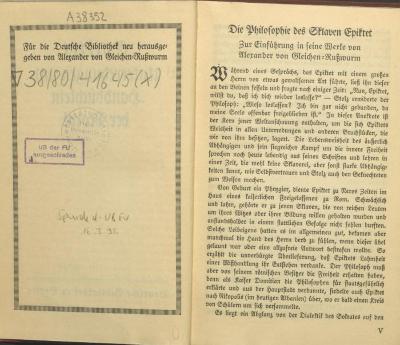 38/80/41645(X) (ausgesondert); ; ;: Unterredungen und Handbüchlein der Moral 