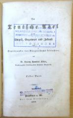 SA 1501-1 : Der teutsche Adel in der Vorzeit, Gegenwart und Zukunft. (1852)