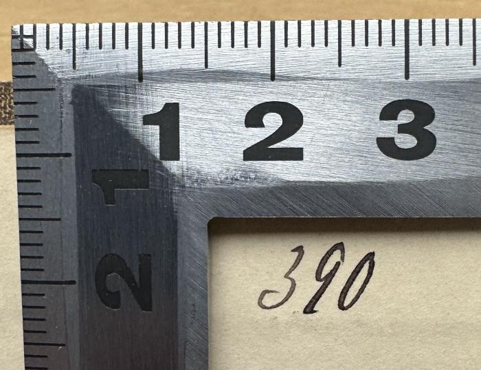 -, Von Hand: Nummer; '390'