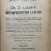 2 P 23-N.S., 1 : Ch. D. Lippe's Bibliographisches Lexicon der gesammten jüdischen und theologisch-rabbinischen Literatur der Gegenwart mit Einschluss der Schriften über Juden und Judenthum. 1. (1899)