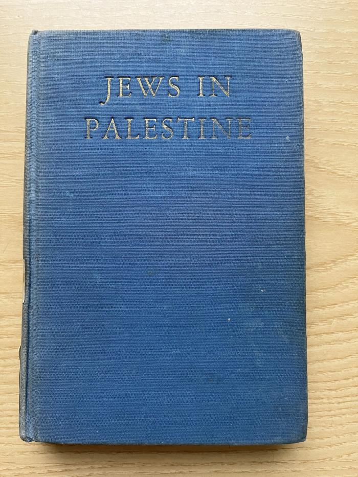 4 P 5 : Jews in Palestine (1945)