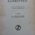 Hd 75 2. Ex.: Gesammelte Schriften (1923)