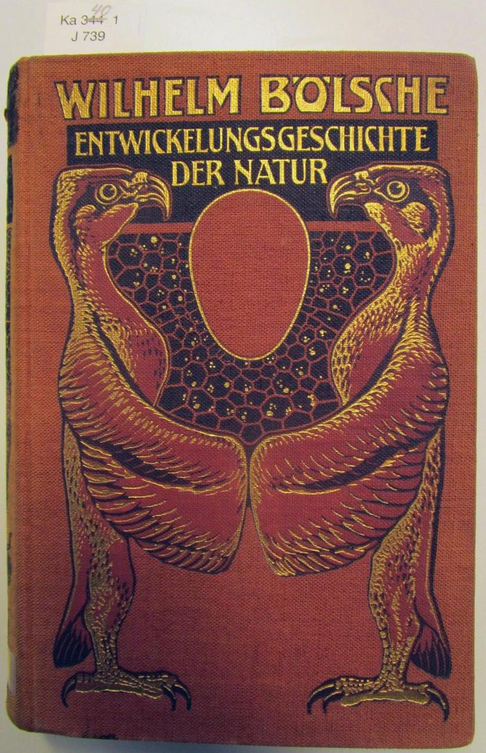 Ka 340 1: Entwicklungsgeschichte der Natur in zwei Bänden ([1922])