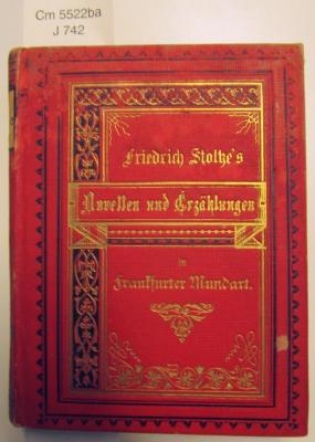 Cm 5522 ba: Novellen und Erzählungen in Frankfurter Mundart (1922)