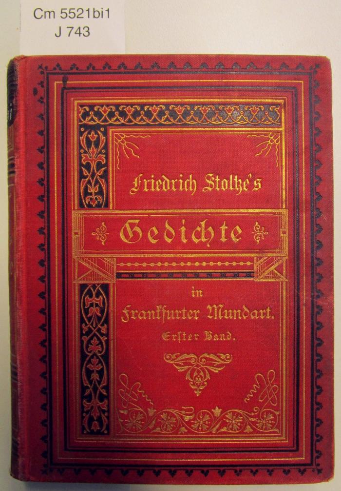 Cm 5521 bi1: Gedichte in Frankfurter Mundart (1904)