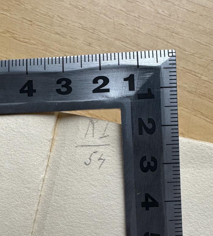 -, Von Hand: Nummer, Notiz; 'KI I
54'