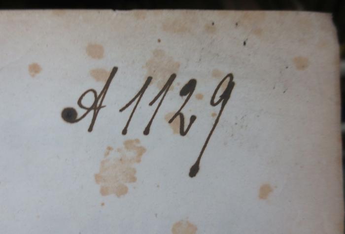 I 250 4: Thomas Carlyle's ausgewählte Schriften : Vierter Band. Dr. Francia. - Mirabeau. - Burns. - Deutsche Dramenschmiede. (1855);- (unbekannt), Von Hand: Signatur; 'A ####'.  (Prototyp)