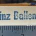 - (Ballensiefen, Heinz), Stempel: Name; 'Heinz Ballensiefen'.  (Prototyp)