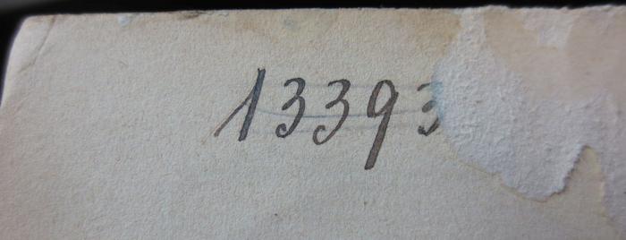 I 402 5,2 2.Ex.: Cavour : die Erhebung Italiens im neunzehnten Jahrhundert (1902);- (unbekannt), Von Hand: Nummer; '13393'. 