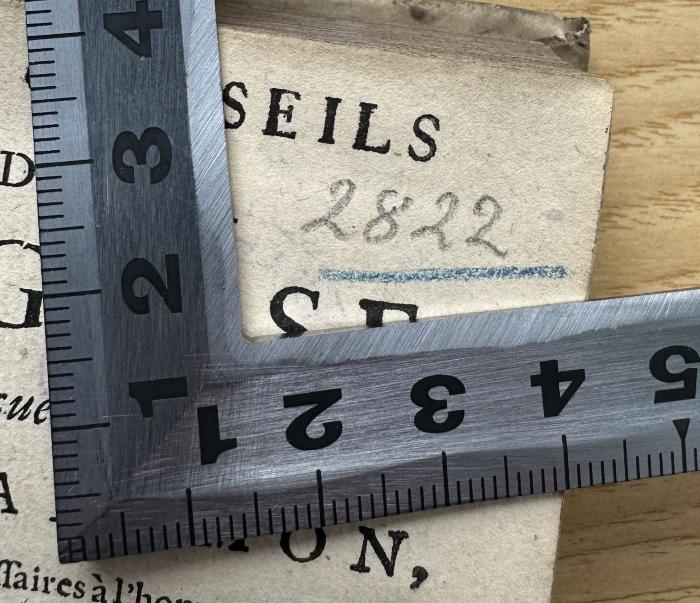 -, Von Hand: Nummer; '2822'
