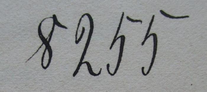 Hl 249: Salomon Maimons Lebensgeschichte (1911);- (Jüdische Lesehalle und Bibliothek, Berlin), Von Hand: Nummer; '8955'. 