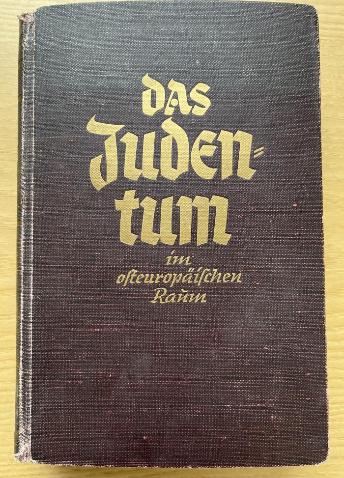 7 P 100 : Das Judentum im osteuropäischen Raum (1938)