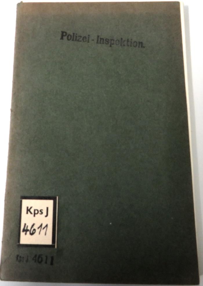 Kps J 4611 : Bauordnung für die Vororte von Hannover (1902)