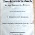 K 3011 : Vollständiges Taschenwörterbuch der vier Hauptsprachen Europa's (1846)