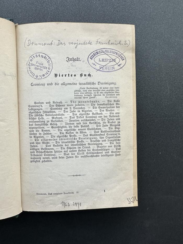 12 P 39-2 : Das verjudete Frankreich. 2 (1890)