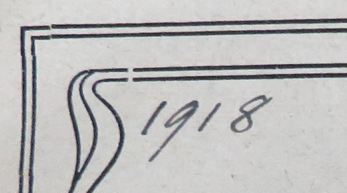 - (Westpfahl, [...]), Von Hand: Name, Datum; '1918 / Westpfahl'. 