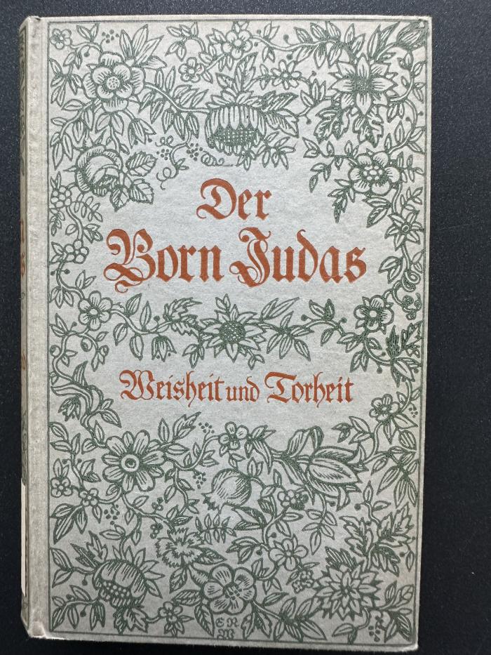 13 P 28&lt;2&gt;-4 : Der Born Judas. 4, Weisheit und Torheit (1924)