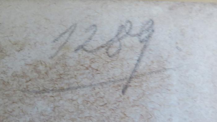 - (unbekannt), Von Hand: Nummer; '1289'. 