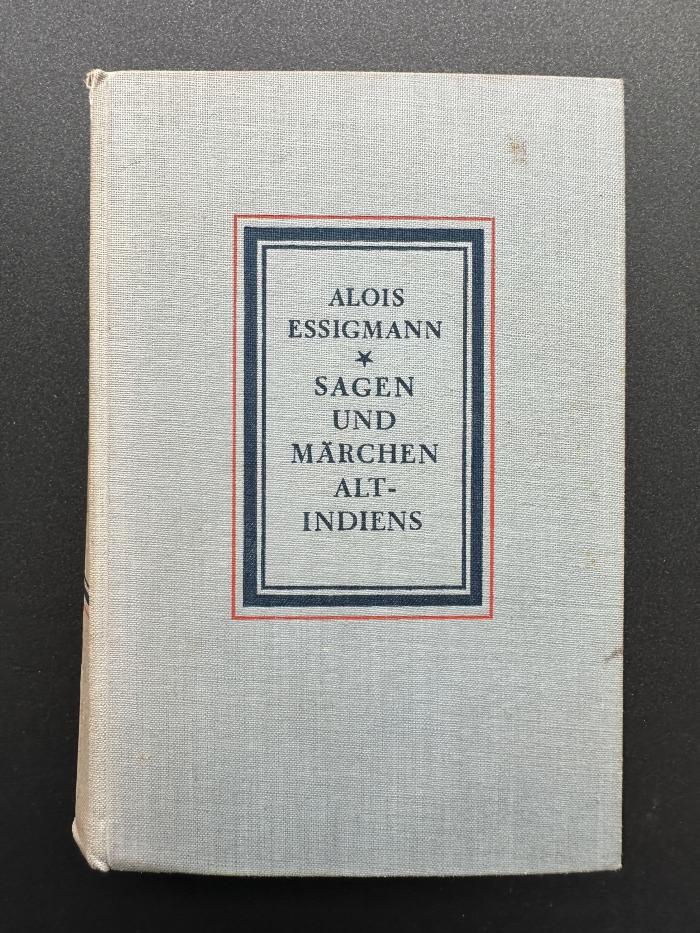 13 P 52-1/2 : Sagen und Märchen Altindiens (1926)