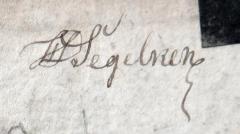 - (Segelken, [...]), Von Hand: Name, Datum; '[…] Segelken / […] Ex am[…] […]. 1941[?]'. 