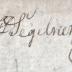 - (Segelken, [...]), Von Hand: Name, Datum; '[…] Segelken / […] Ex am[…] […]. 1941[?]'. 