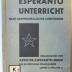 K 3022 : Esperanto-Unterricht. Nach grammatikalischer Lehrmethode. (1927)