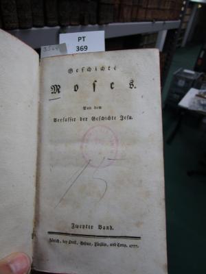  Geschichte Moses (1777)