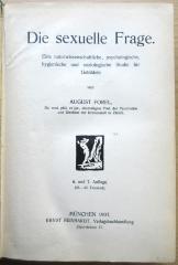 18/80/41375(9) : Die sexuelle Frage: eine naturwissenschaftliche, psychologische, hygienische und soziologische Studie für Gebildete (1907)