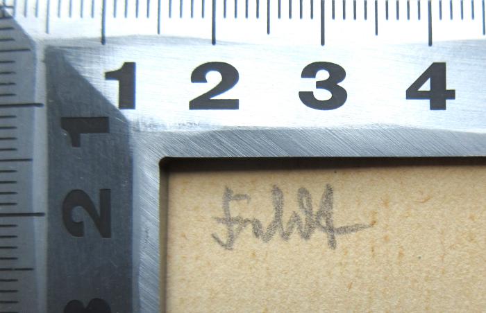 -, Von Hand: Name; 'Faldt [Feldt]'