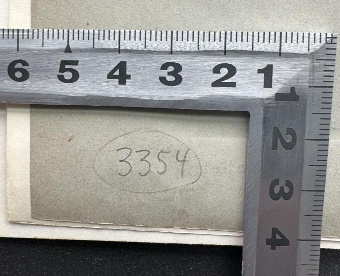 -, Von Hand: Nummer; '3354'
