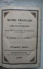 Ct 859 1/1836: Musée Francais (1836)