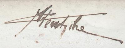 - (Fentsche[?], M.[?];Wentzke, Hans), Von Hand: Name; 'M[?] Fentsche[?]'. 