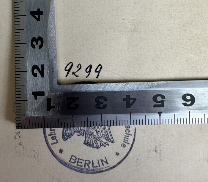 -, Von Hand: Nummer; '9299'