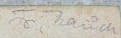 - (Rauch, Fr[...]), Von Hand: Name; 'Fr. Rauch / Rauch'. 