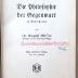 18/80/41443(1) : Die Philosophie der Gegenwart in Deutschland (1934)