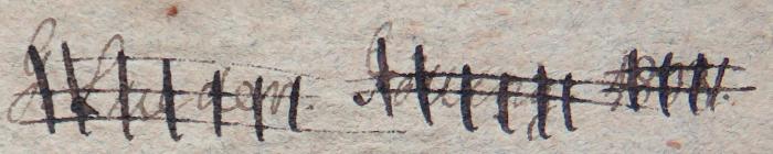 - (Lueden[?], G.), Von Hand: Name; 'G. Lueden[?]. Götting.[?] 18[...]'. 