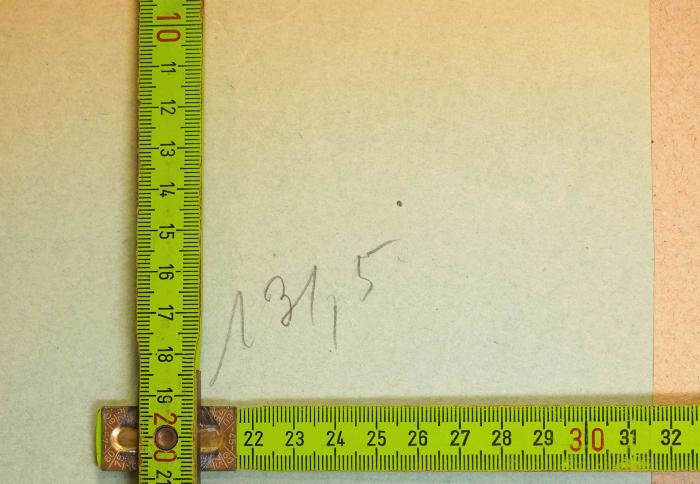 -, Von Hand: Nummer; '131,5'