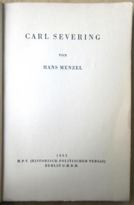 88/80/40311(5) : Carl Severing (1932)