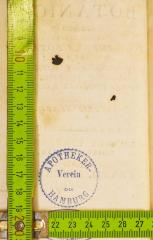 Stempel - Titelblatt Rückseite mit Maßen